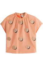 Fendi Perforated Leather Top