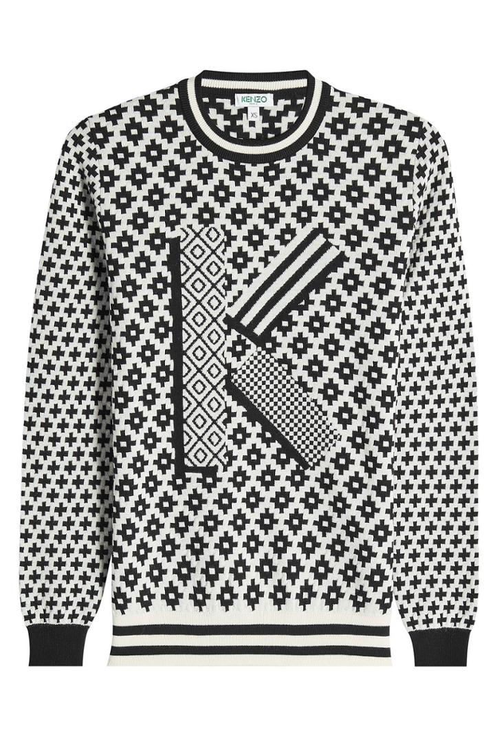 Kenzo Kenzo Knit Pullover With Wool And Cotton