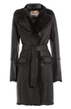 Roberto Cavalli Stud-embellished Leather Coat