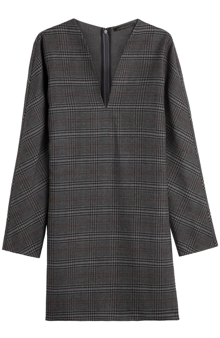 Agnona Printed Cashmere Dress