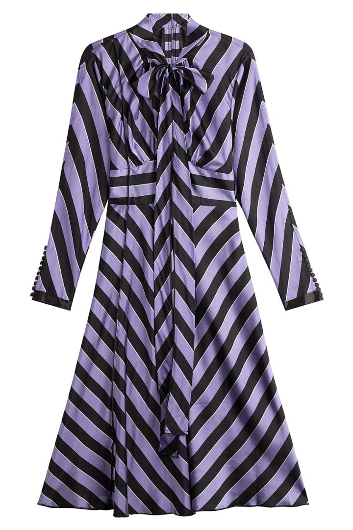 Marc Jacobs Marc Jacobs Striped Midi Dress - Multicolor
