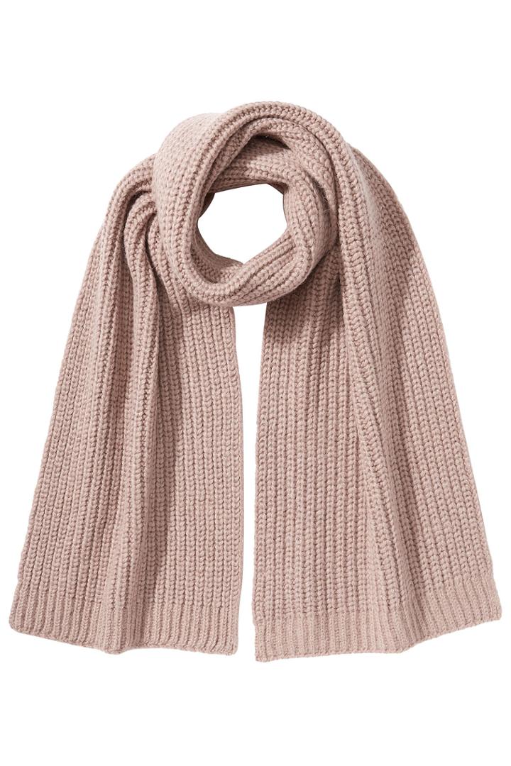 Closed Closed Scarf With Alpaca - Mauve