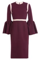 Roksanda Ilincic Roksanda Ilincic Dress With Flared Cuffs - Red