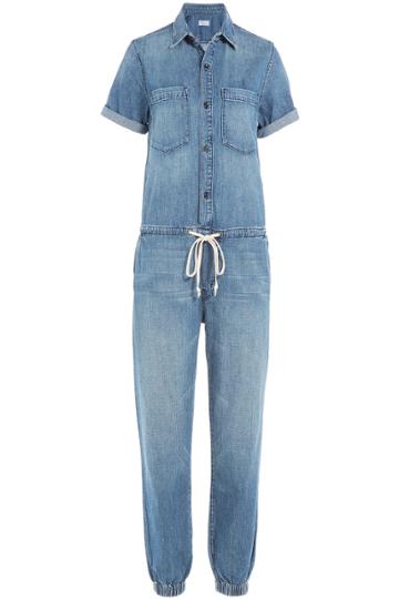 Mother Mother Swings And Picnics Denim Jumpsuit - None