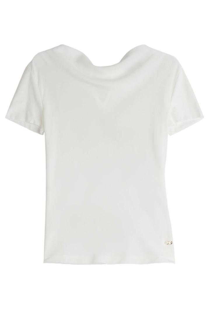 Salvatore Ferragamo Salvatore Ferragamo Cotton Top With Bow