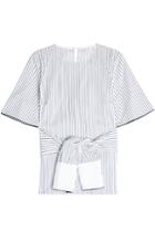 Victoria Victoria Beckham Victoria Victoria Beckham Striped Top With Tie