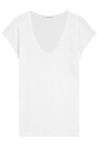 Helmut Lang Helmut Lang Cotton-jersey Short Sleeve T-shirt With Pocket - White