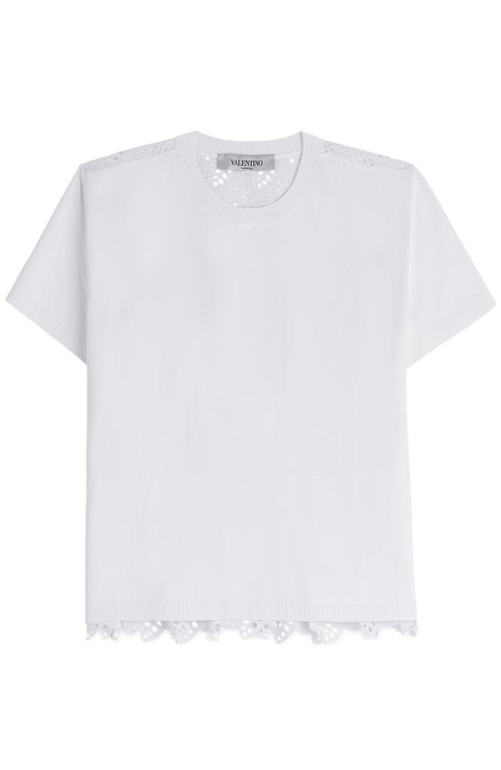 Valentino T-shirt With Lace