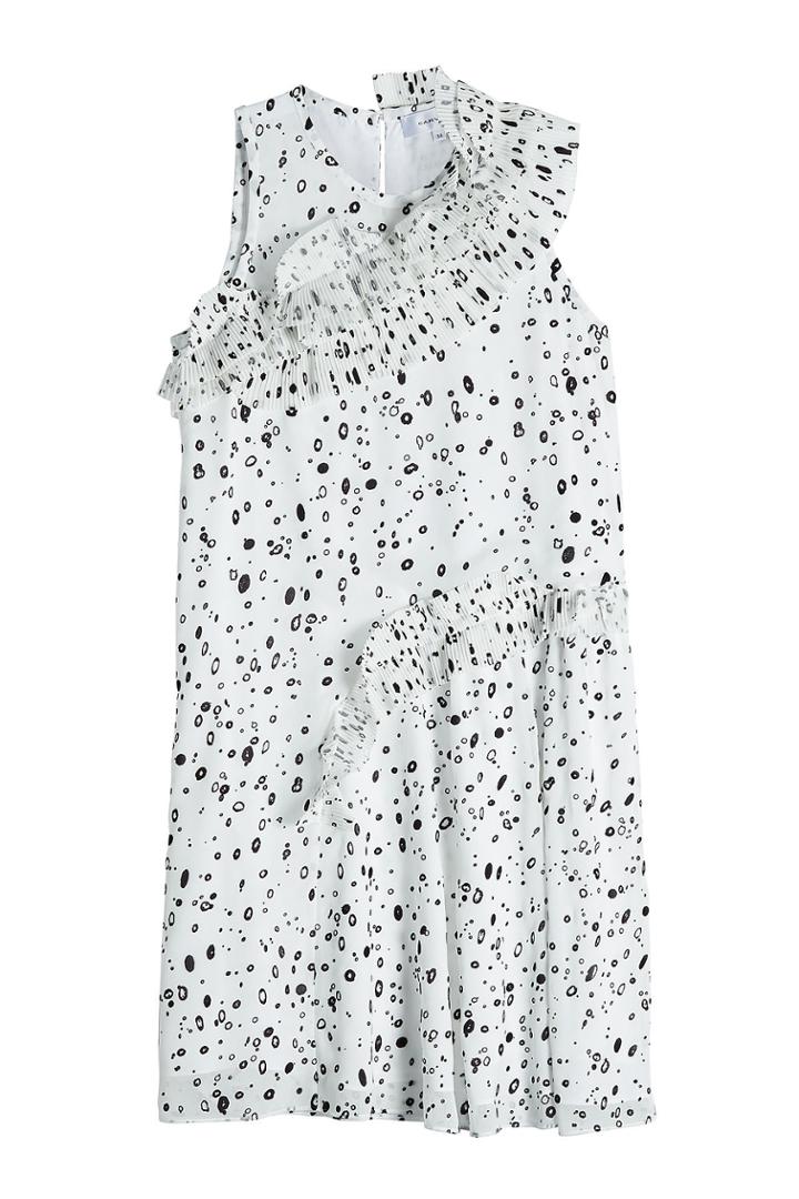 Carven Carven Printed Crepe Shift Dress