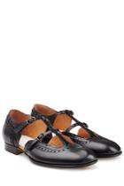 Maison Margiela Maison Margiela Leather Double Strap Mary-janes