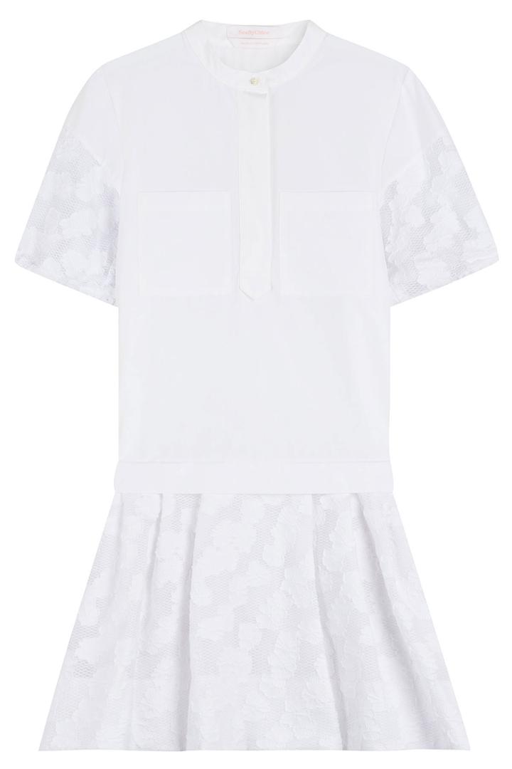 See By Chloé See By Chloé Cotton Dress - White