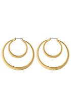 Kenneth Jay Lane Kenneth Jay Lane Gold-plated Hoop Earrings
