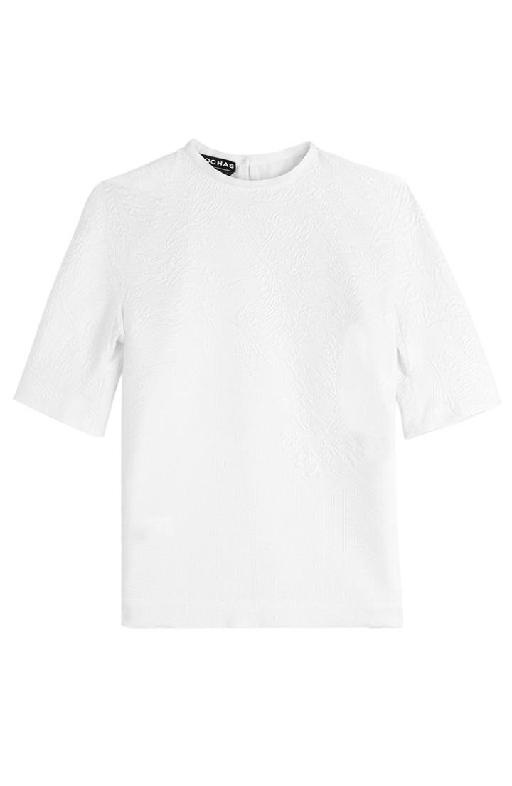 Rochas Silk Jacquard Top