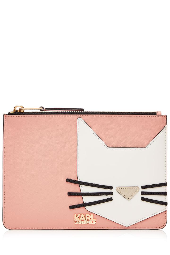 Karl Lagerfeld Karl Lagerfeld Robot Choupette Pouch - Rose