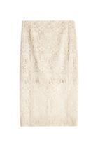 Dkny Dkny Lace Skirt - Beige