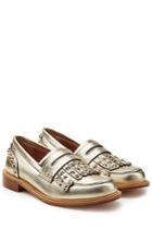 R.e.d Valentino R.e.d Valentino Embellished Leather Loafers