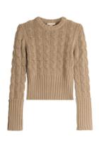 Michael Kors Michael Kors Wool-cashmere Cable Knit Pullover