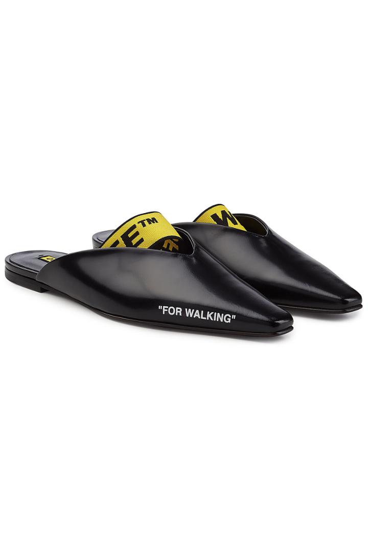 Off-white Off-white Leather Slippers