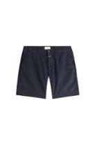 Closed Closed Linen-cotton Shorts - Blue