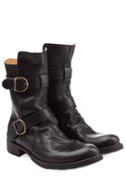 Fiorentini & Baker Fiorentini & Baker Leather Buckle Boots - Black