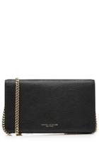 Marc Jacobs Marc Jacobs Leather Perry Wallet On Chain - Black