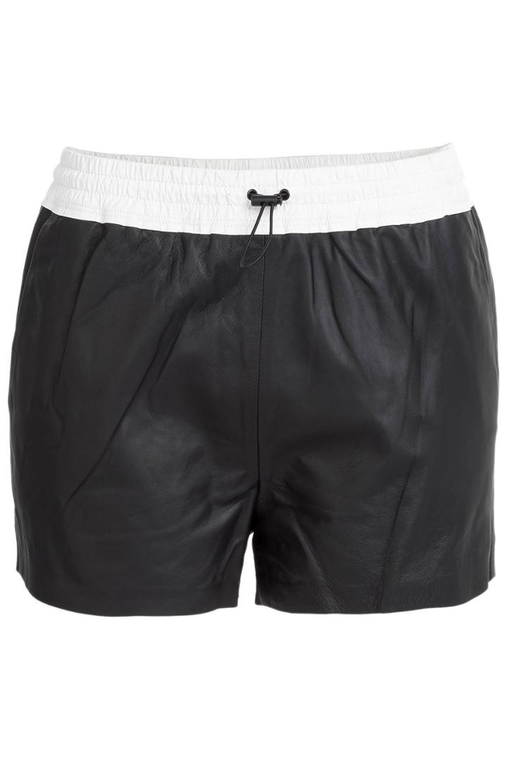 T By Alexander Wang T By Alexander Wang Leather Athletic Shorts