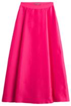 Alberta Ferretti Alberta Ferretti Silk-blend Maxi-skirt - Pink