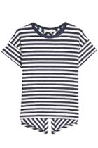 Rag & Bone Jeans Rag & Bone Jeans Kat Striped Cotton T-shirt With Open Back