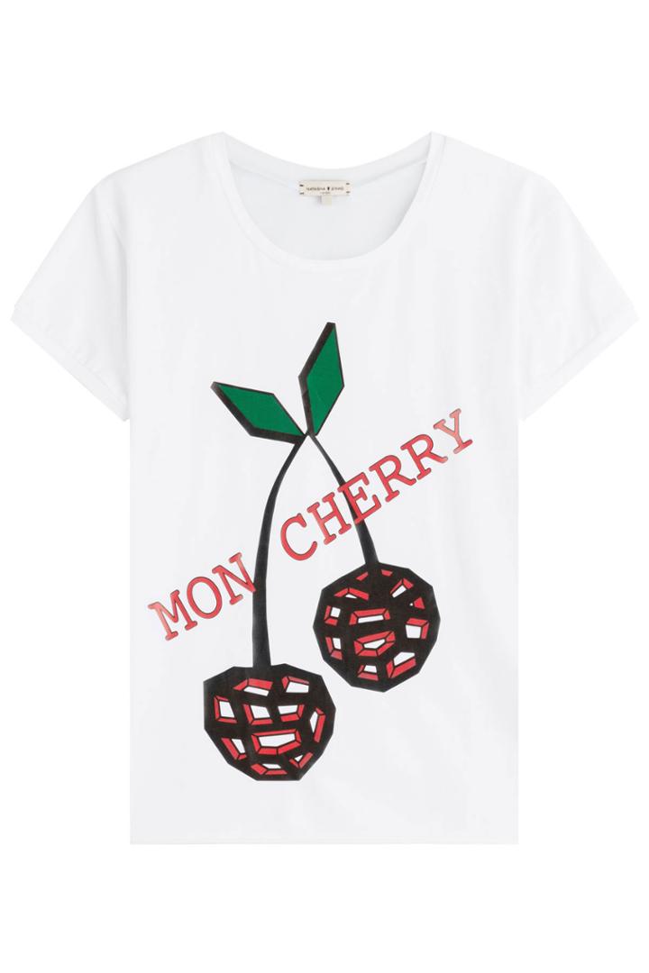 Natasha Zinko Natasha Zinko Printed Cotton T-shirt - White