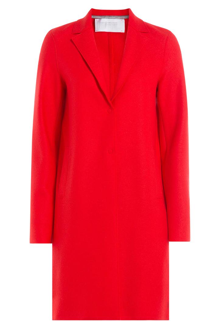 Harris Wharf London Harris Wharf London Felted Wool Coat - Red