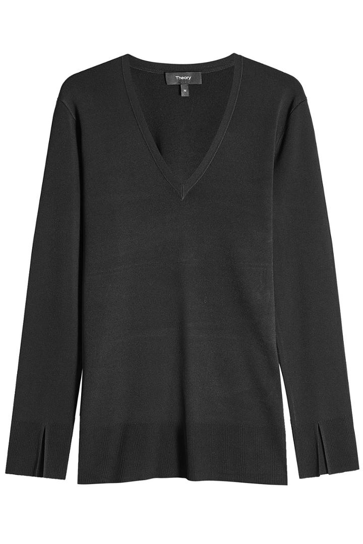 Theory Theory Top With Slit Sleeves