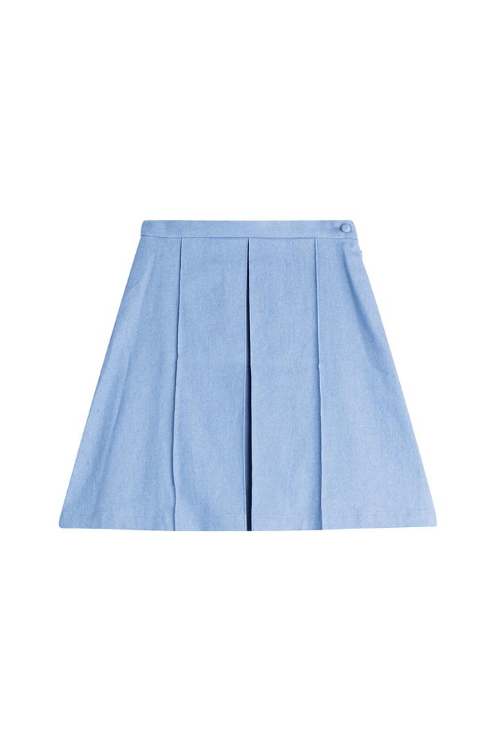 Julien David Julien David Denim Skirt - Blue