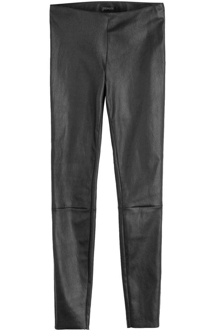 Jitrois Cropped Leather Leggings