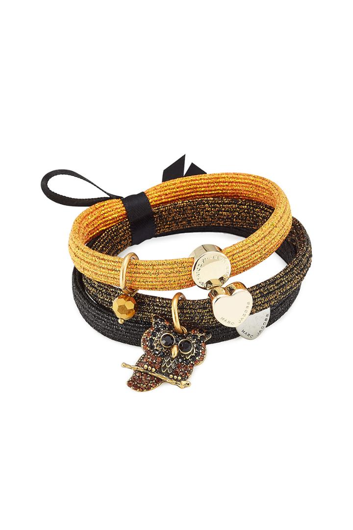Marc Jacobs Marc Jacobs Embellished Hair Ties - Multicolor