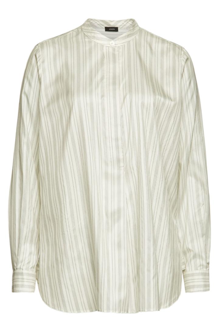 Joseph Joseph Mara Striped Silk Blouse