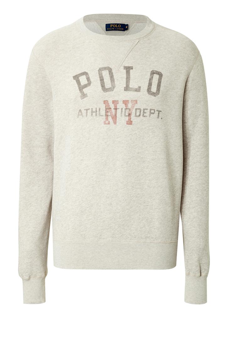Polo Ralph Lauren Polo Ralph Lauren Cotton Blend Logo Sweatshirt - Beige