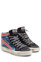 Golden Goose Golden Goose Leather High-top Sneakers - Multicolor