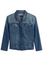 Mother Mother Cropped Sleeve Jean Jacket
