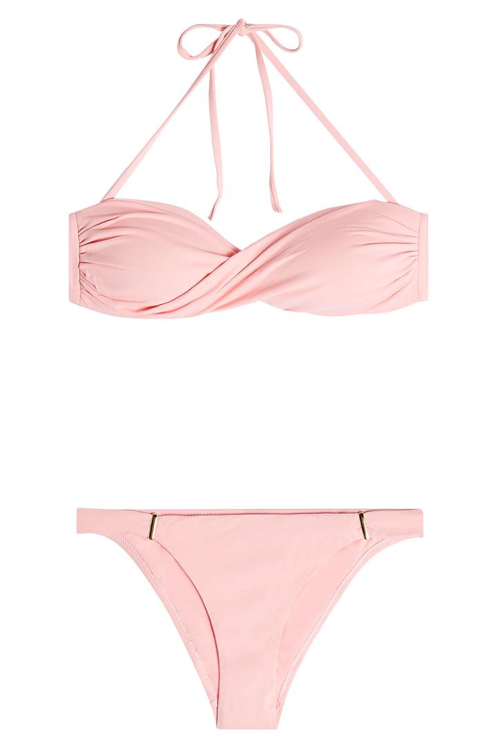 Melissa Odabash Melissa Odabash Draped Bikini - Pink