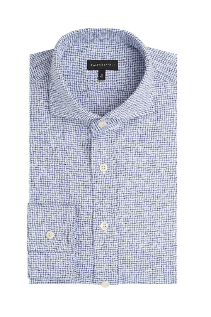 Baldessarini Baldessarini Printed Cotton Shirt - Blue