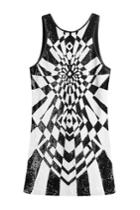Emilio Pucci Emilio Pucci Sequin Embellished Silk Dress - Black