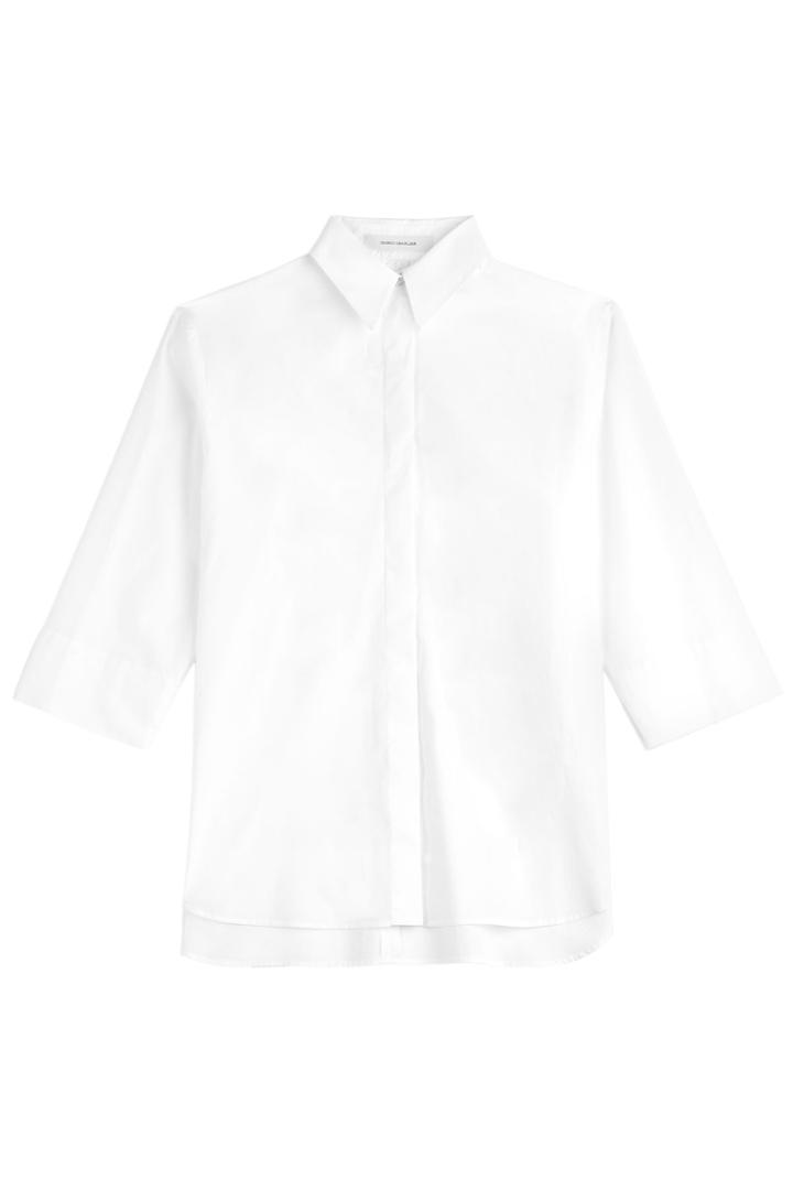 Cédric Charlier Cédric Charlier Cotton Poplin Blouse - White