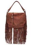 Polo Ralph Lauren Polo Ralph Lauren Suede Shoulder Bag With Fringe - Brown