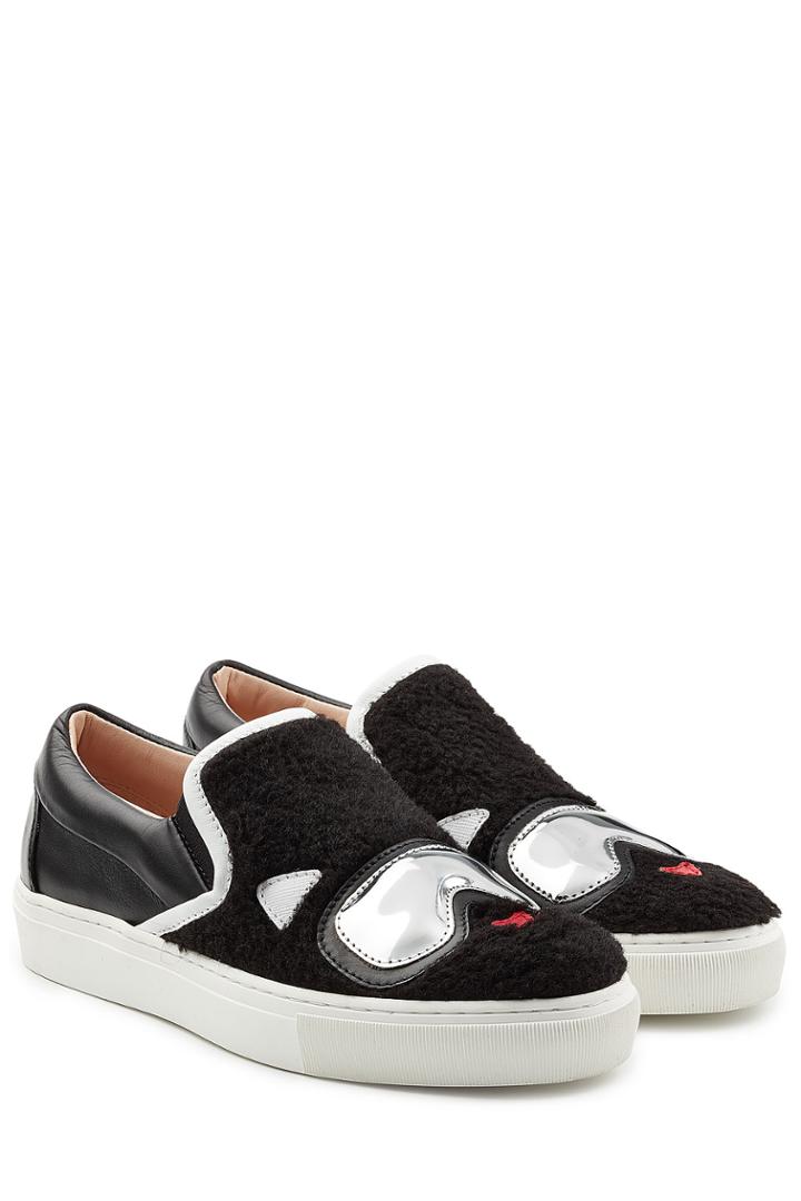 Karl Lagerfeld Karl Lagerfeld Slip-on Sneakers With Leather - Multicolor