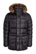 Moncler Moncler Cluny Quilted Down Jacket With Fur-trimmed Hood