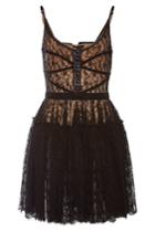 Alexander Wang Alexander Wang Bodice Dress With Lace And Leather