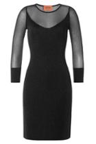 Missoni Missoni Jersey Dress With Sheer Sleeves - Black