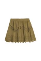 Iro Iro Embroidered Mini Skirt - Beige