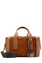 Pierre Hardy Pierre Hardy Duffle Medium Leather And Suede Tote - Camel