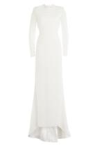 Self-portrait Self-portrait Lace-crochet Dress With Silk - White